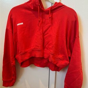 Pacha Ibiza Women's Red Cropped Hoodie